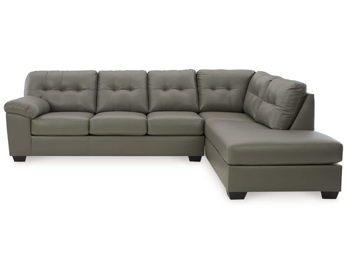 Seccional de 2 piezas con chaise longue Donlen