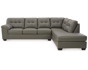 Seccional de 2 piezas con chaise longue Donlen