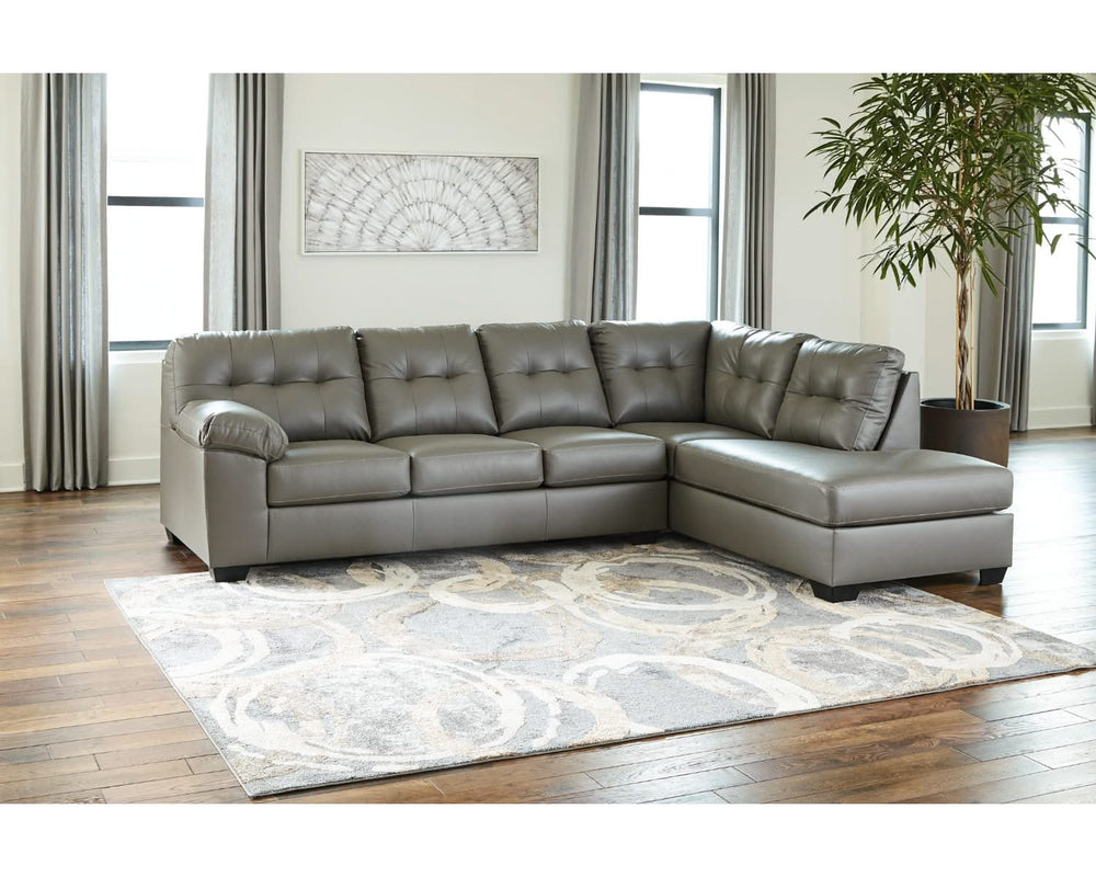 Seccional de 2 piezas con chaise longue Donlen