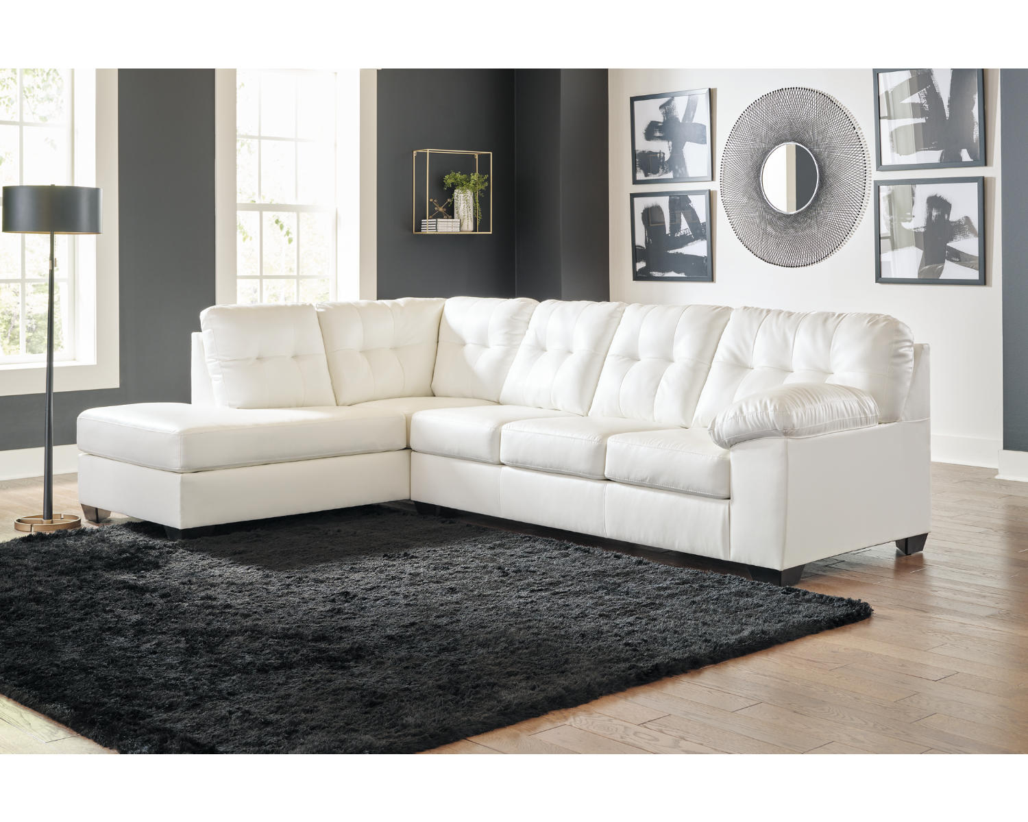 Donlen 2-Piece Sectional with Chaise