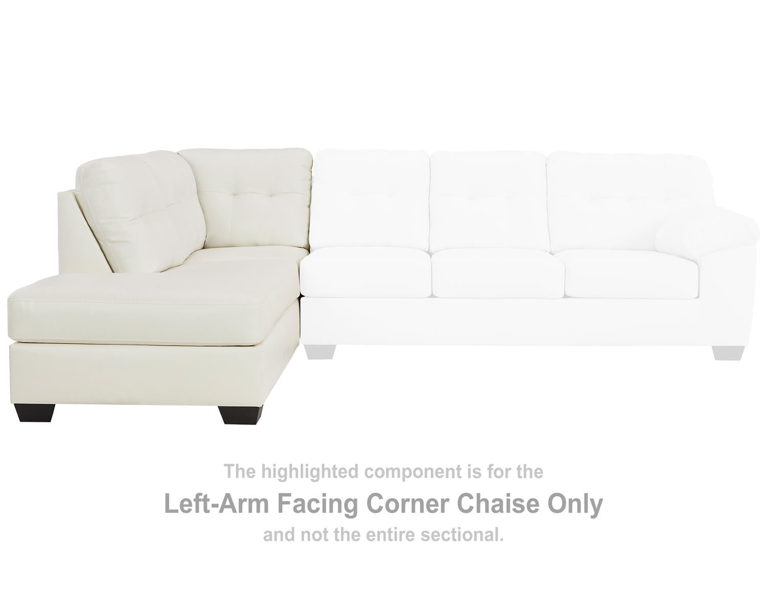 Donlen Left-Arm Facing Corner Chaise