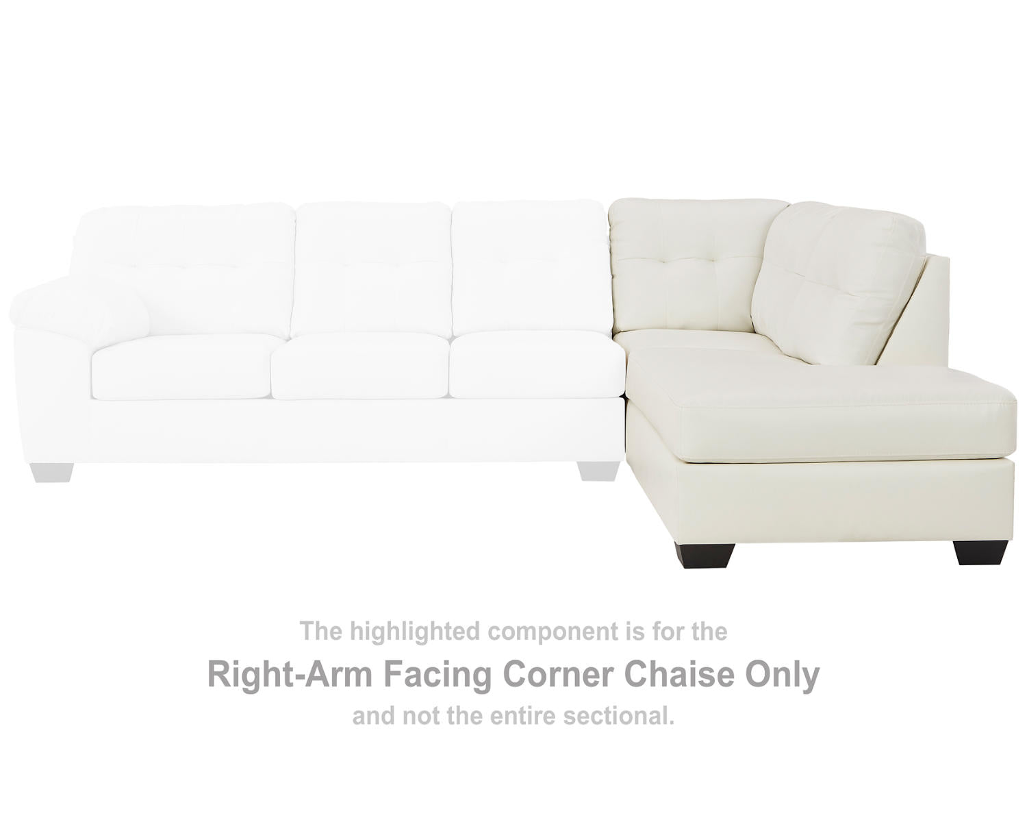Donlen Right-Arm Facing Corner Chaise