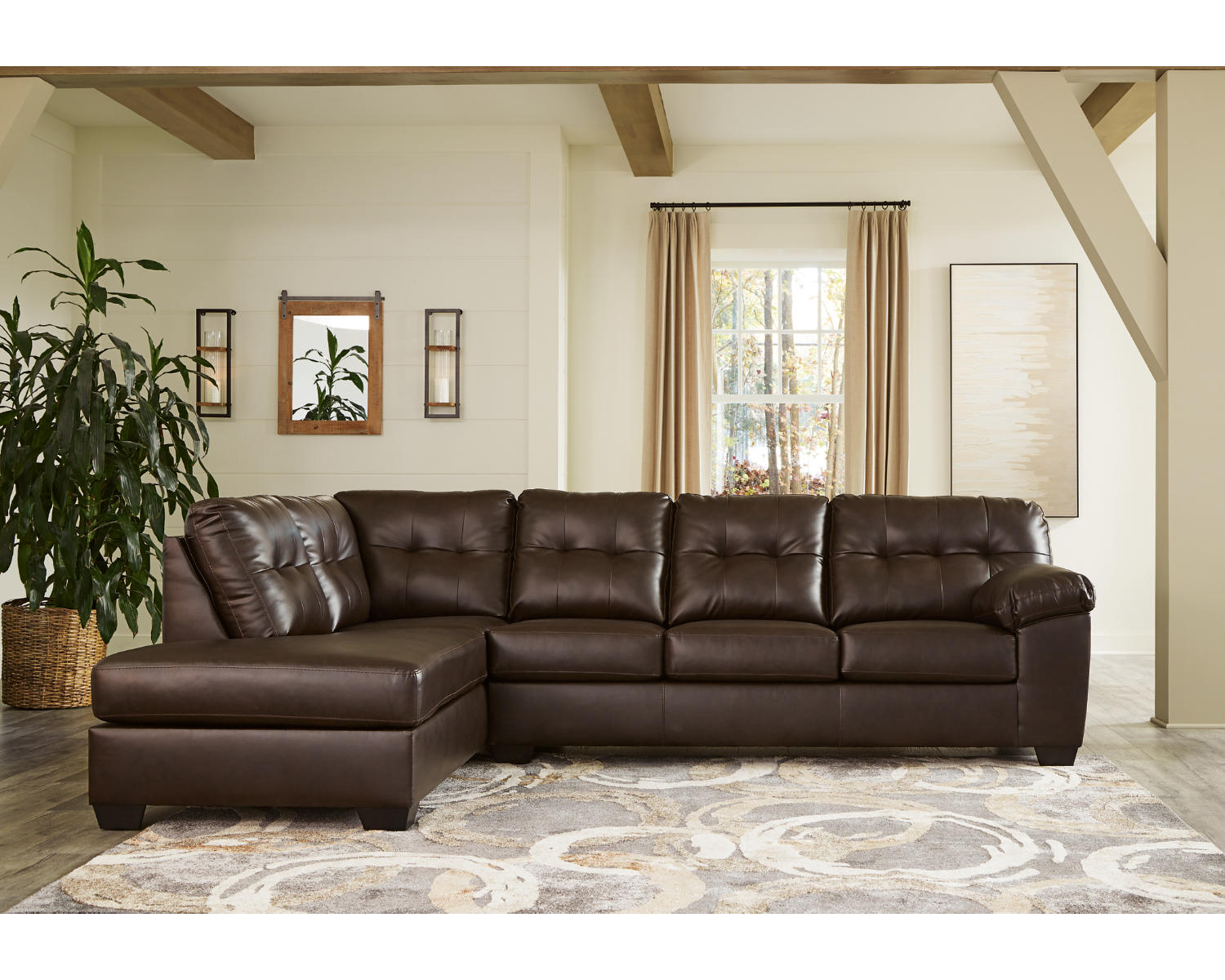 Donlen 2-Piece Sectional with Chaise