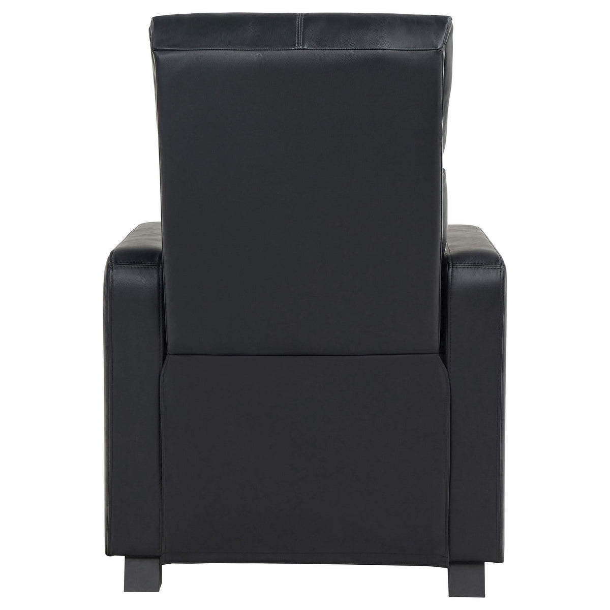 Juego de sala de estar reclinable con mechones tapizados Toohey en negro