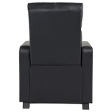 Juego de sala de estar reclinable con mechones tapizados Toohey en negro