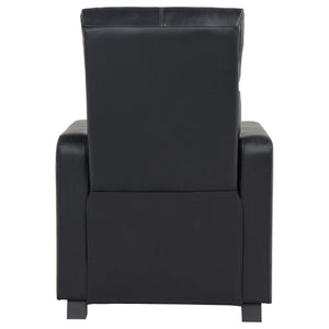 Juego de sala de estar reclinable con mechones tapizados Toohey en negro