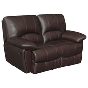 Clifford Pillow Top Arm Motion Loveseat Chocolate