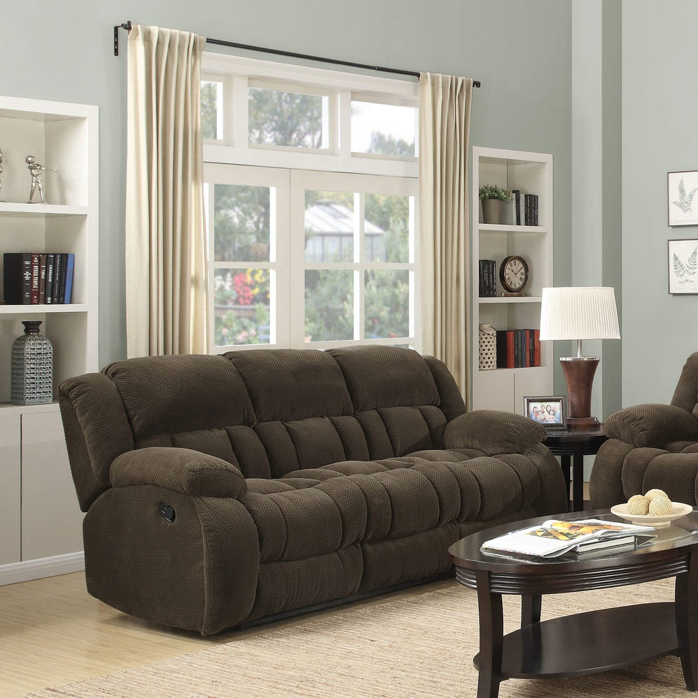 Weissman Pillow Top Arm Motion Sofa Chocolate