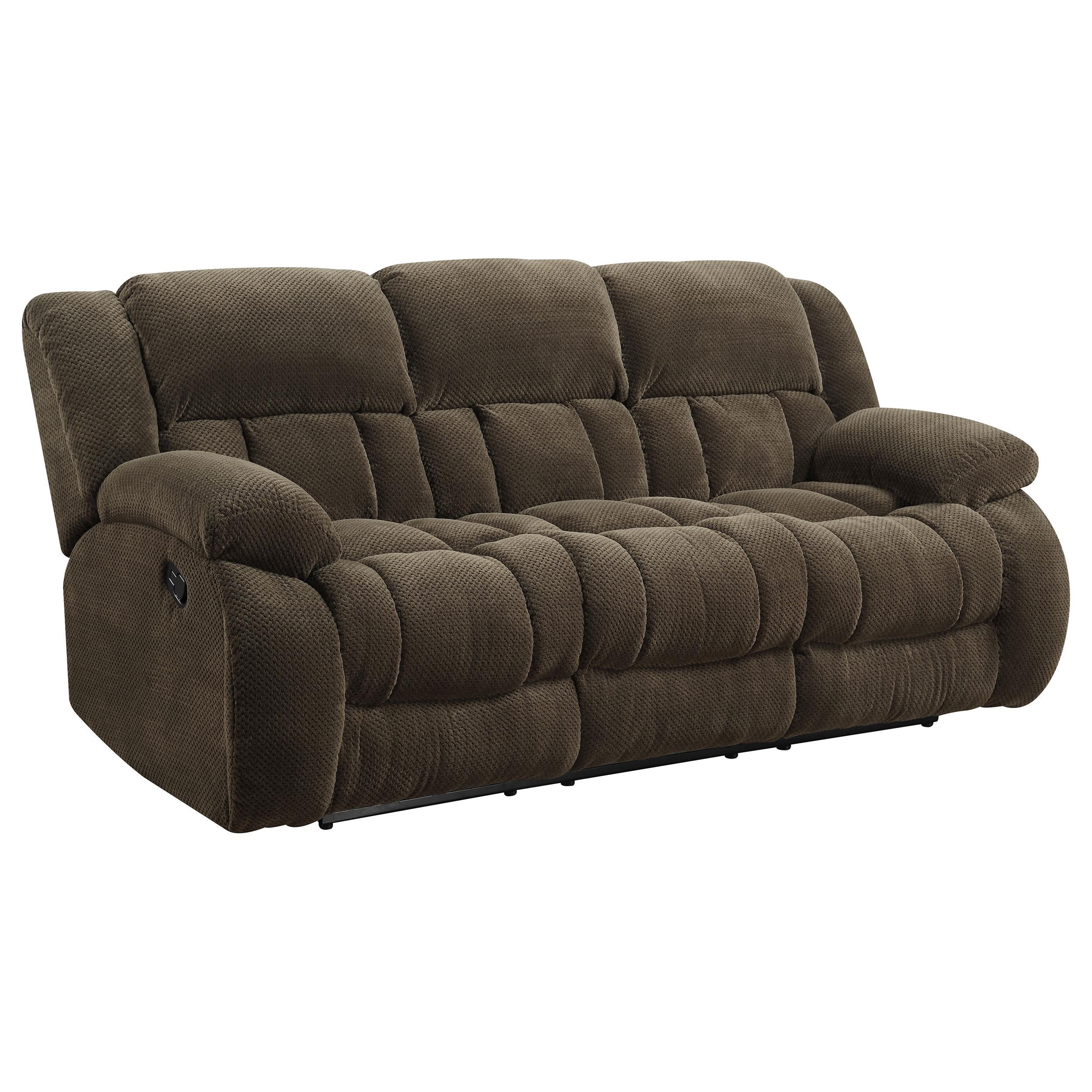 Weissman Pillow Top Arm Motion Sofa Chocolate