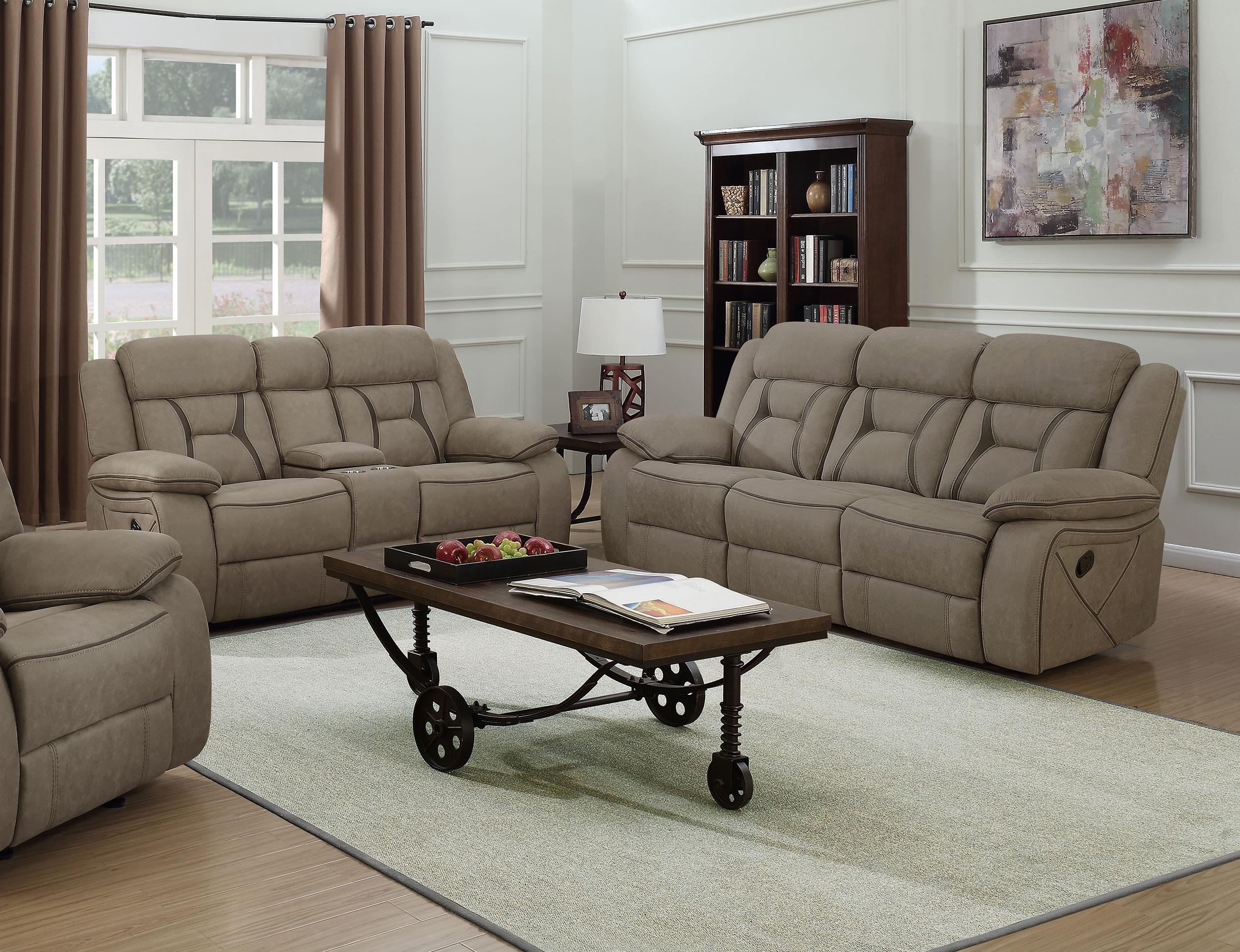 Higgins Upholstered Tufted Living Room Set