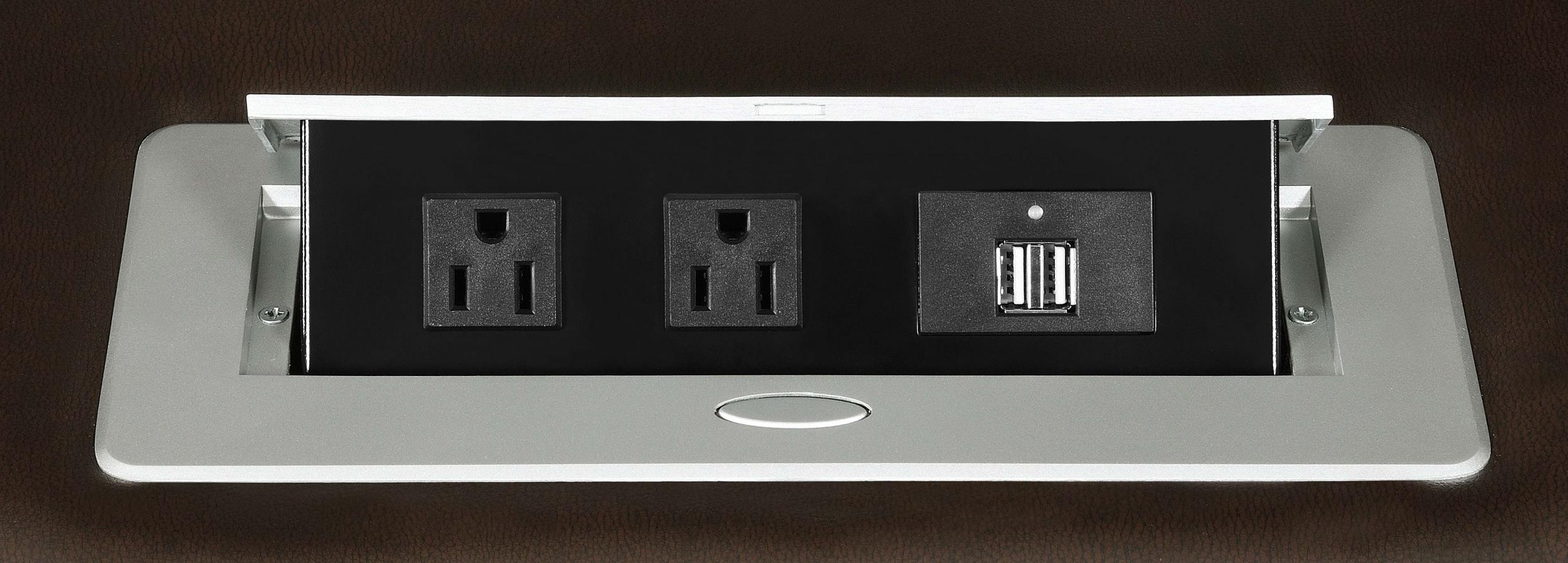 Delangelo Dual Power Reclining Sofa with Headrests Brown