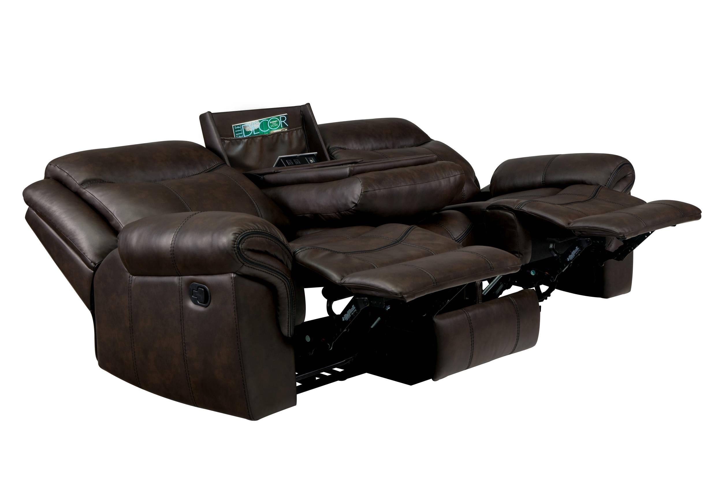 Sawyer Pillow Top Arm Motion Sofa Cocoa