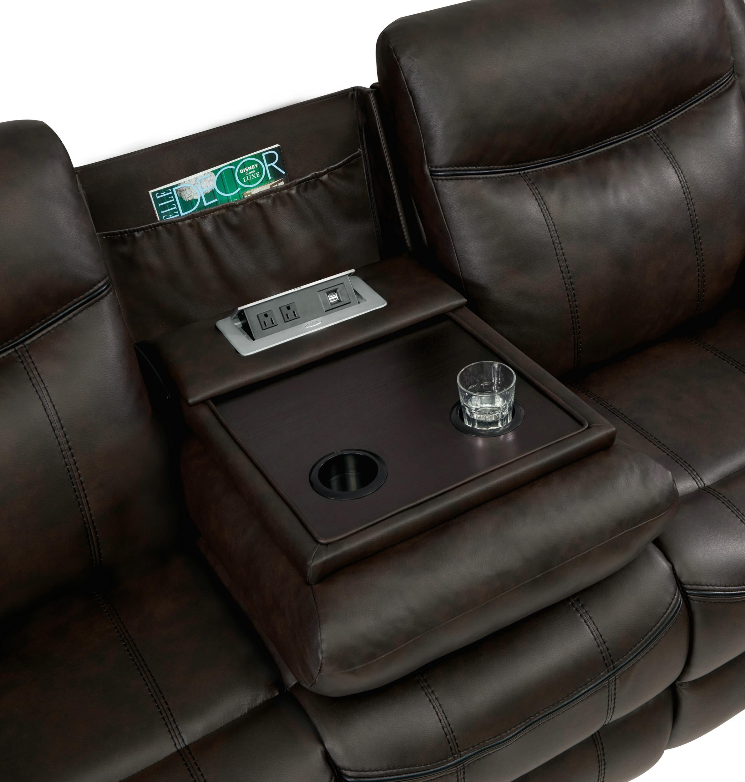 Sawyer Pillow Top Arm Motion Sofa Cocoa