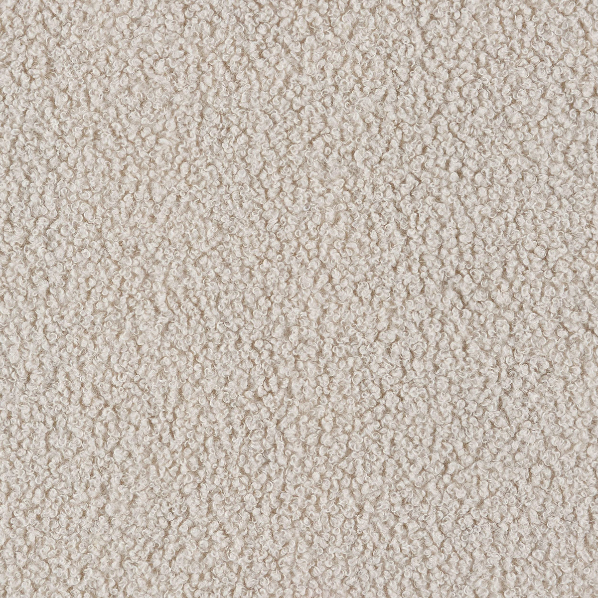 Mecedora Paige Boucle tapizada con respaldo medio en beige
