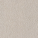 Mecedora Paige Boucle tapizada con respaldo medio en beige