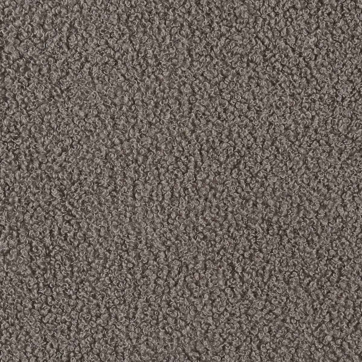 Mecedora Paige Boucle tapizada con respaldo medio en color topo