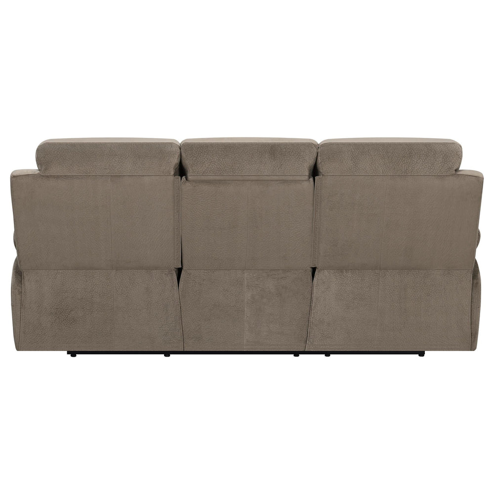 Myleene Upholstered Padded Arm Motion Sofa Mocha