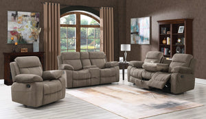 Myleene Upholstered Padded Arm Motion Sofa Mocha