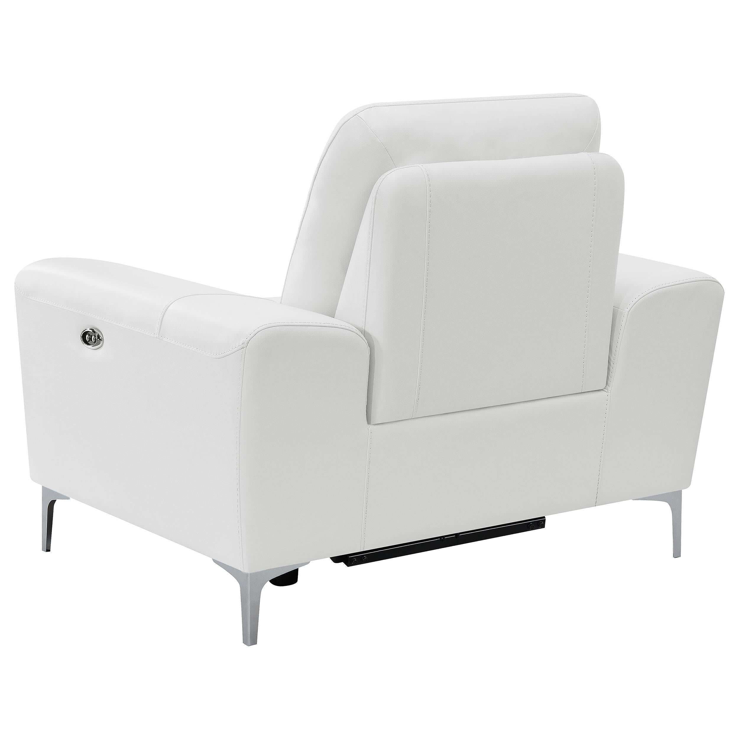 Largo Upholstered Power Recliner White