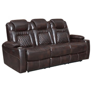 Korbach Upholstered Power^2 Sofa Espresso