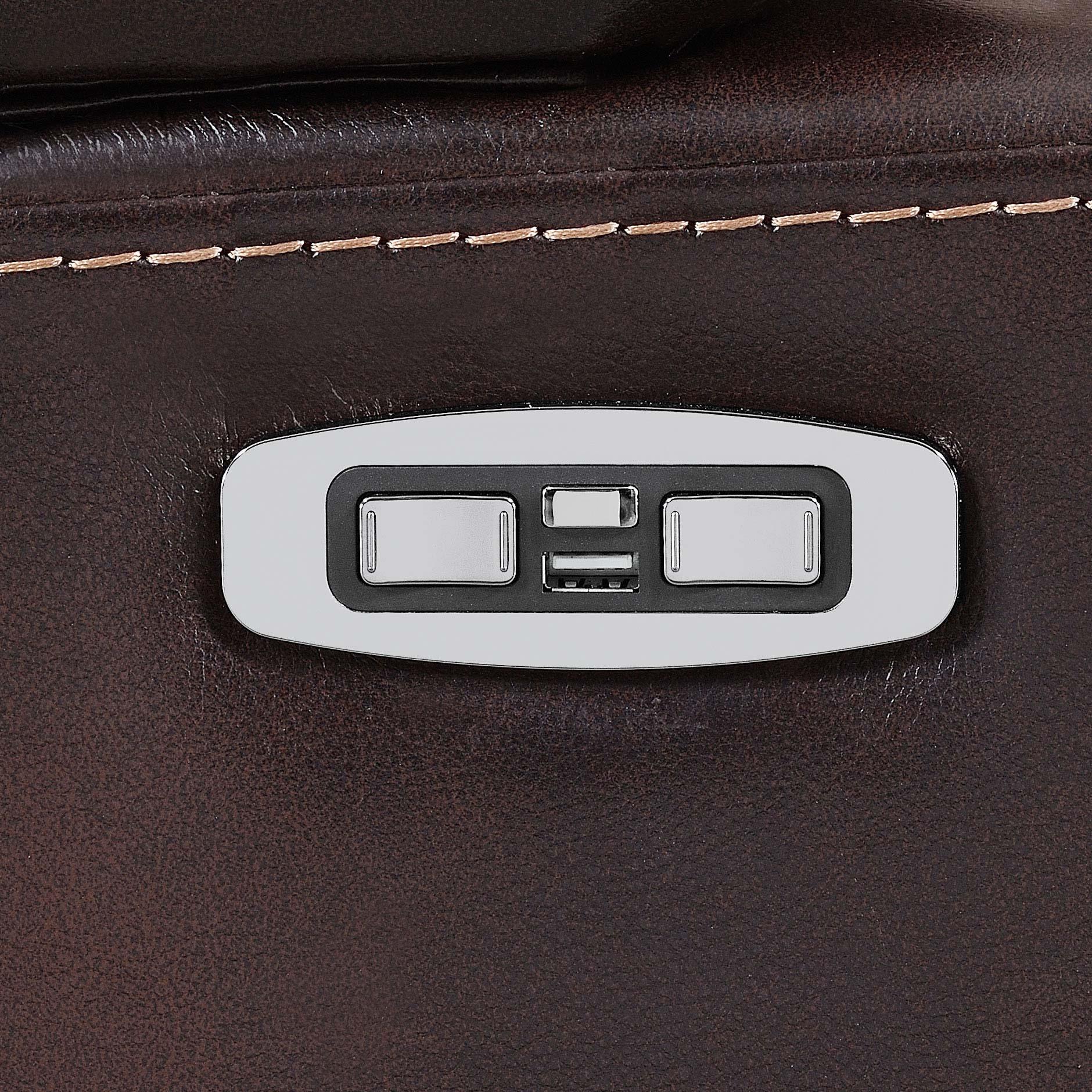 Korbach Upholstered Power^2 Sofa Espresso