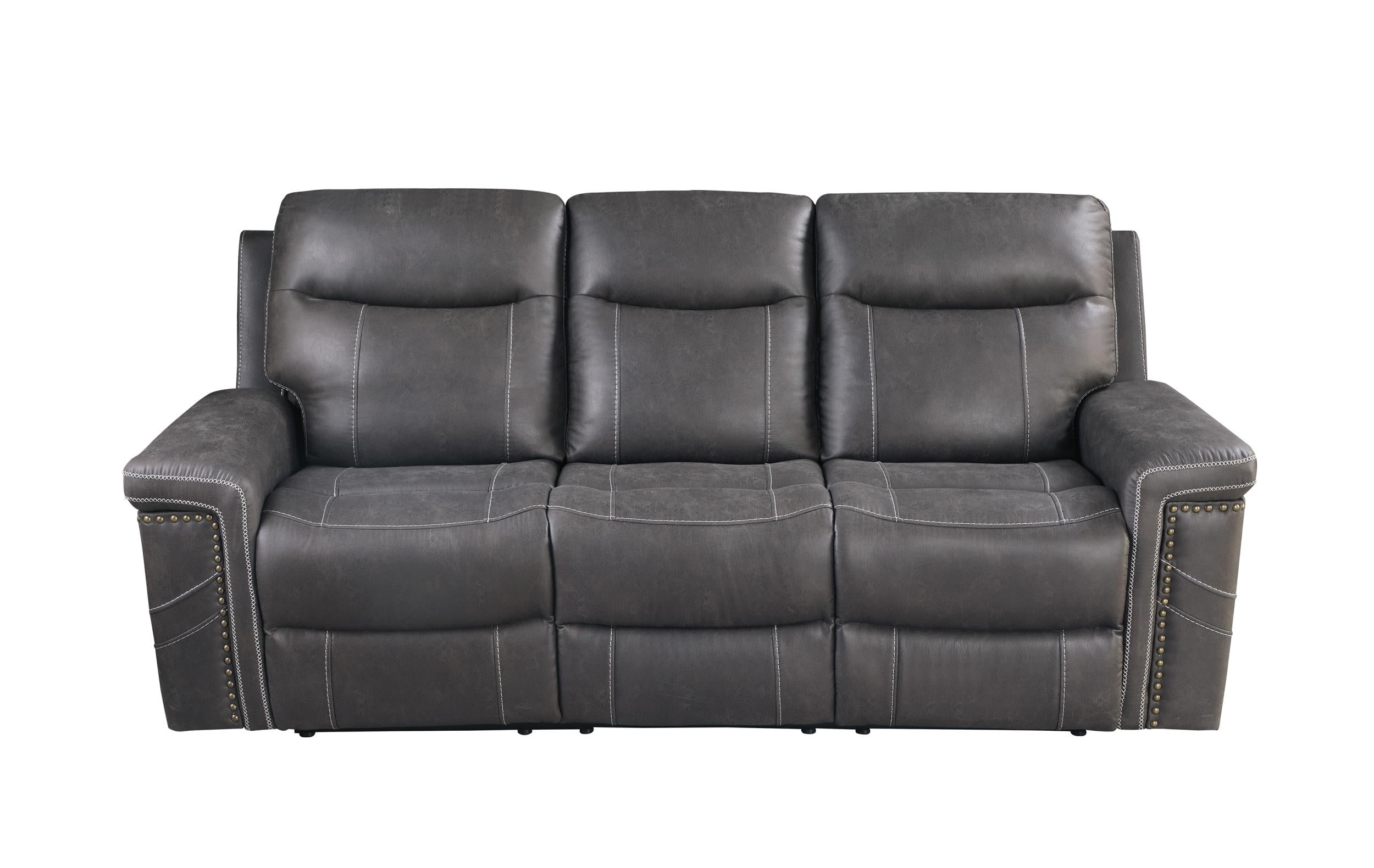 Wixom Cushion Back Power^2 Sofa Charcoal