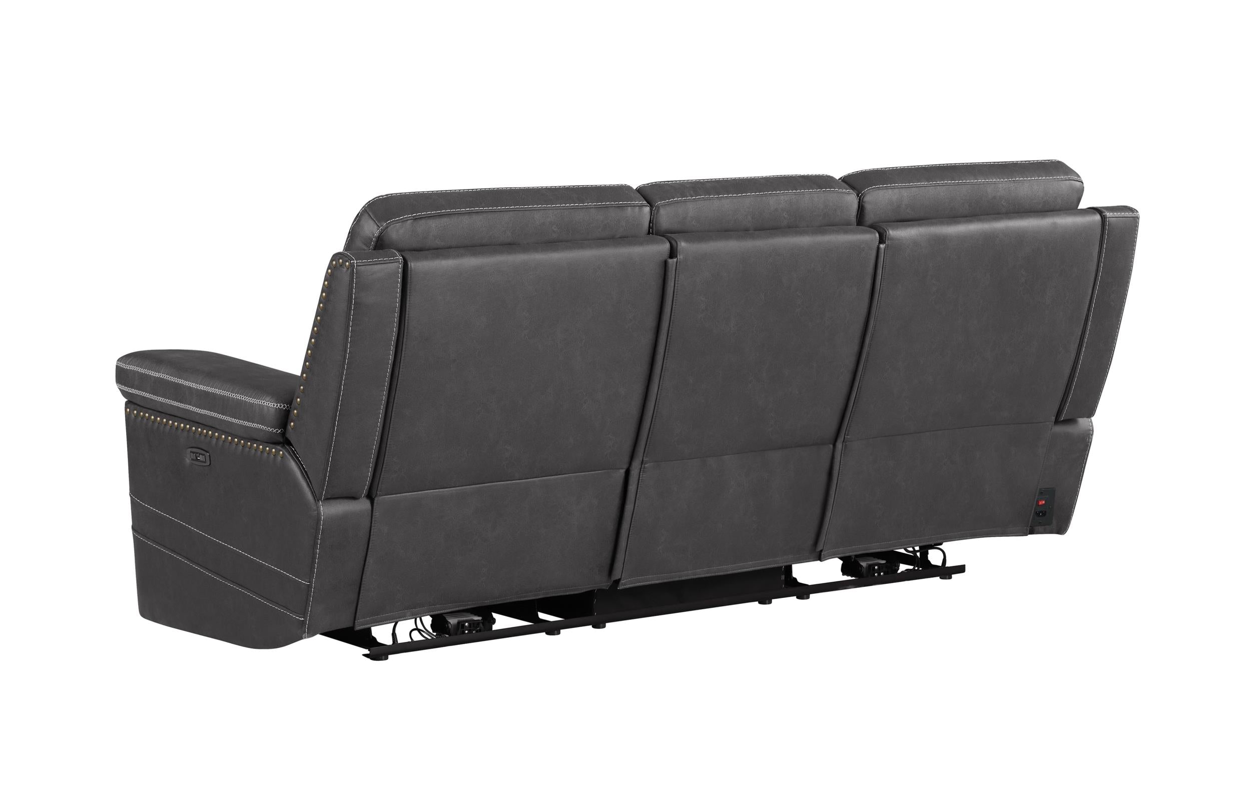 Wixom Cushion Back Power^2 Sofa Charcoal