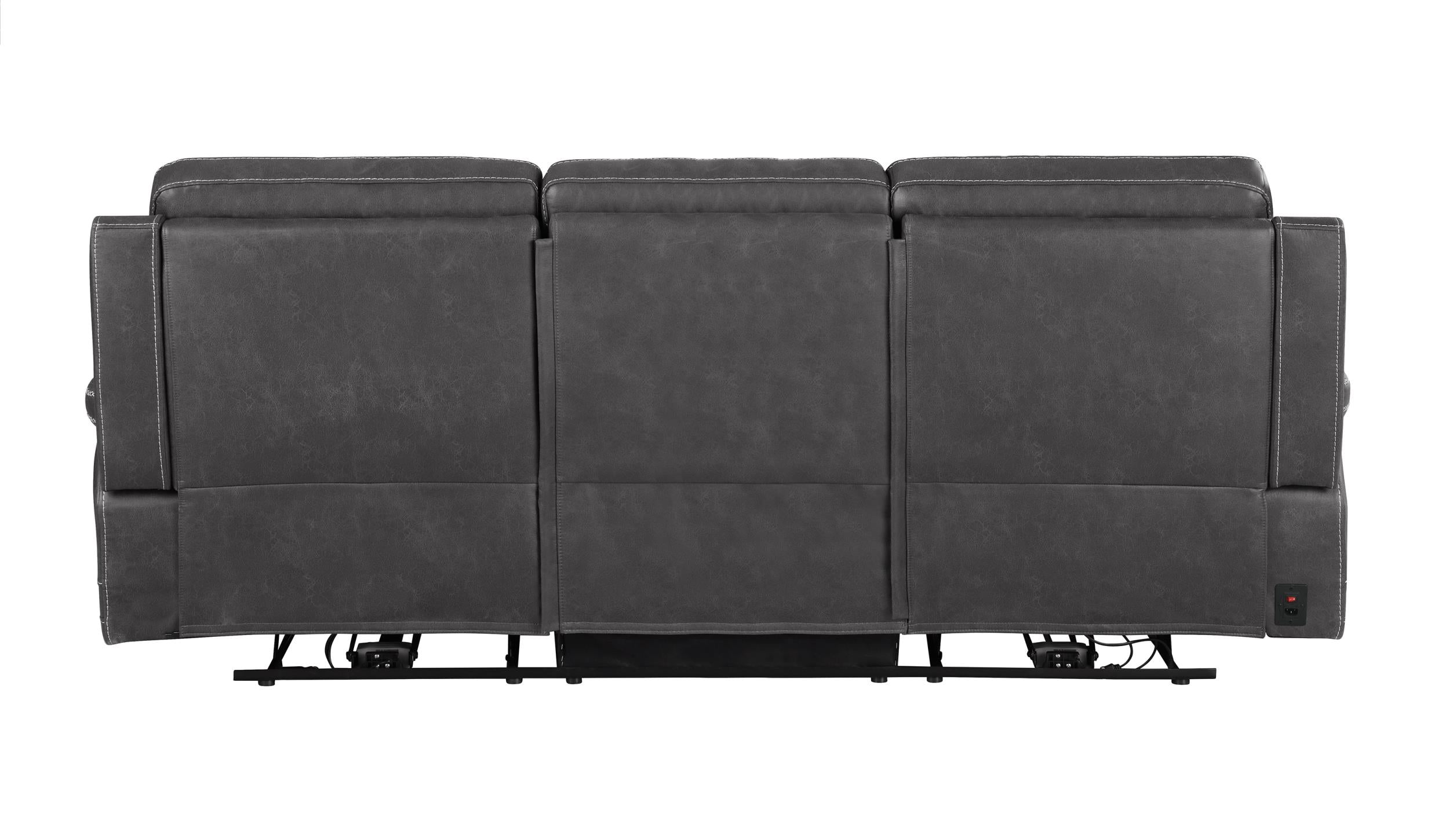 Wixom Cushion Back Power^2 Sofa Charcoal