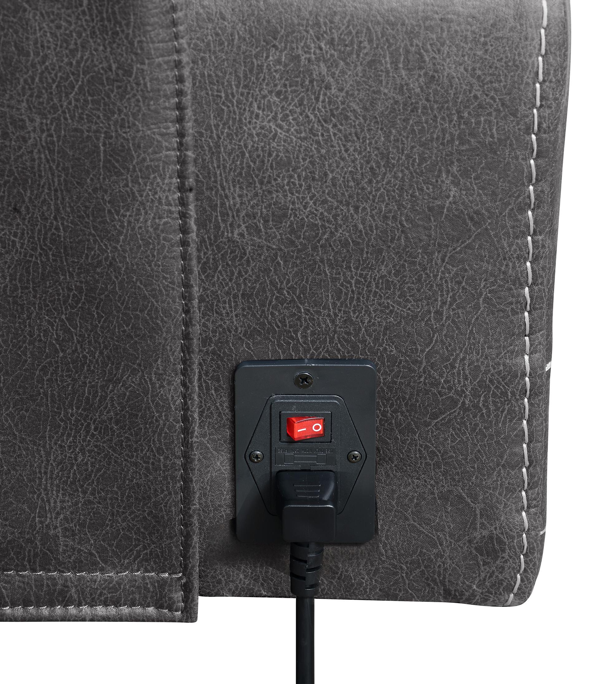 Wixom Cushion Back Power^2 Sofa Charcoal