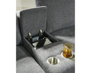 Hartsdale 6-Piece Left Arm Facing Reclining Sectional with Console and Chaise