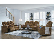 Wolfridge Power Reclining Sofa, Loveseat and Recliner