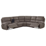 Variel 6-piece Modular Motion Sectional Taupe