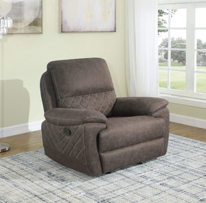 Sillón reclinable Variel Glider color topo