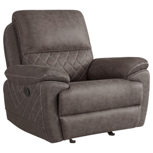Sillón reclinable Variel Glider color topo