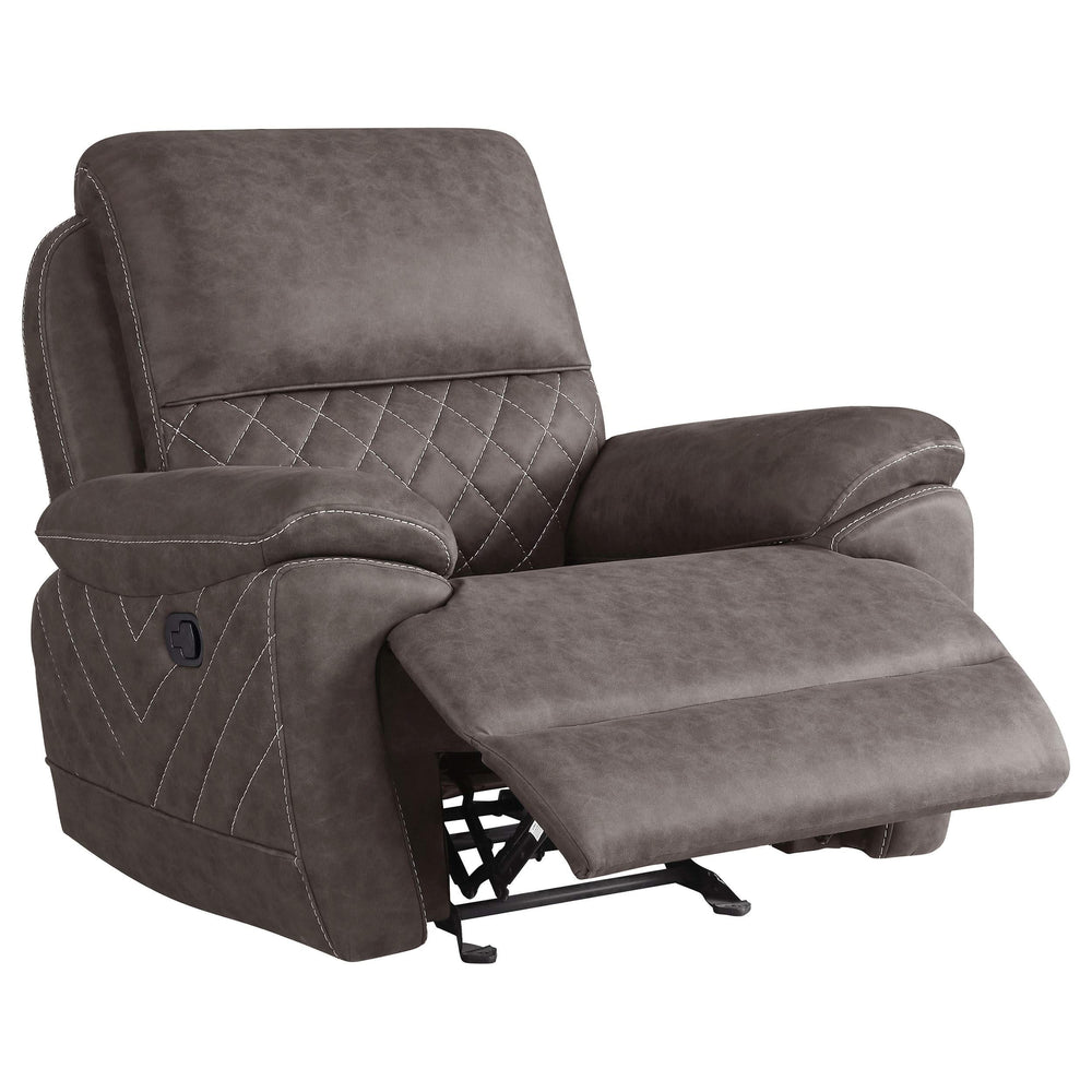 Sillón reclinable Variel Glider color topo