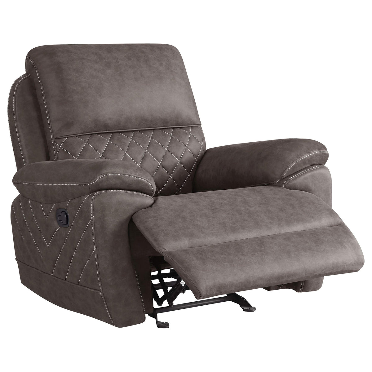 Sillón reclinable Variel Glider color topo