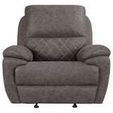 Sillón reclinable Variel Glider color topo