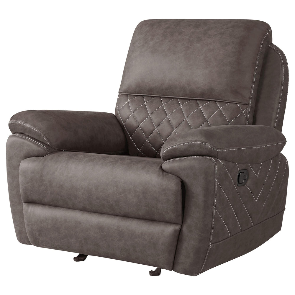 Sillón reclinable Variel Glider color topo