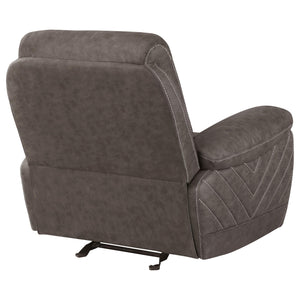 Sillón reclinable Variel Glider color topo
