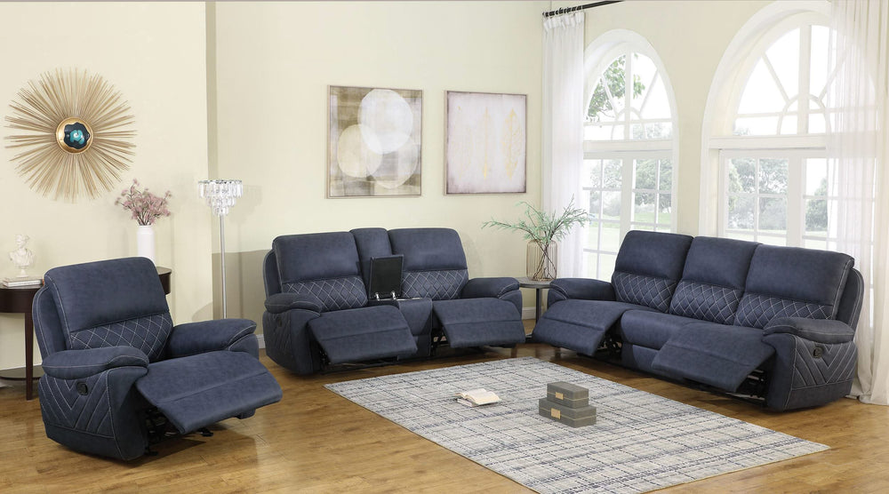 Seccional modular de movimiento Variel de 6 piezas azul