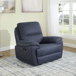 Sillón reclinable Variel Glider Azul
