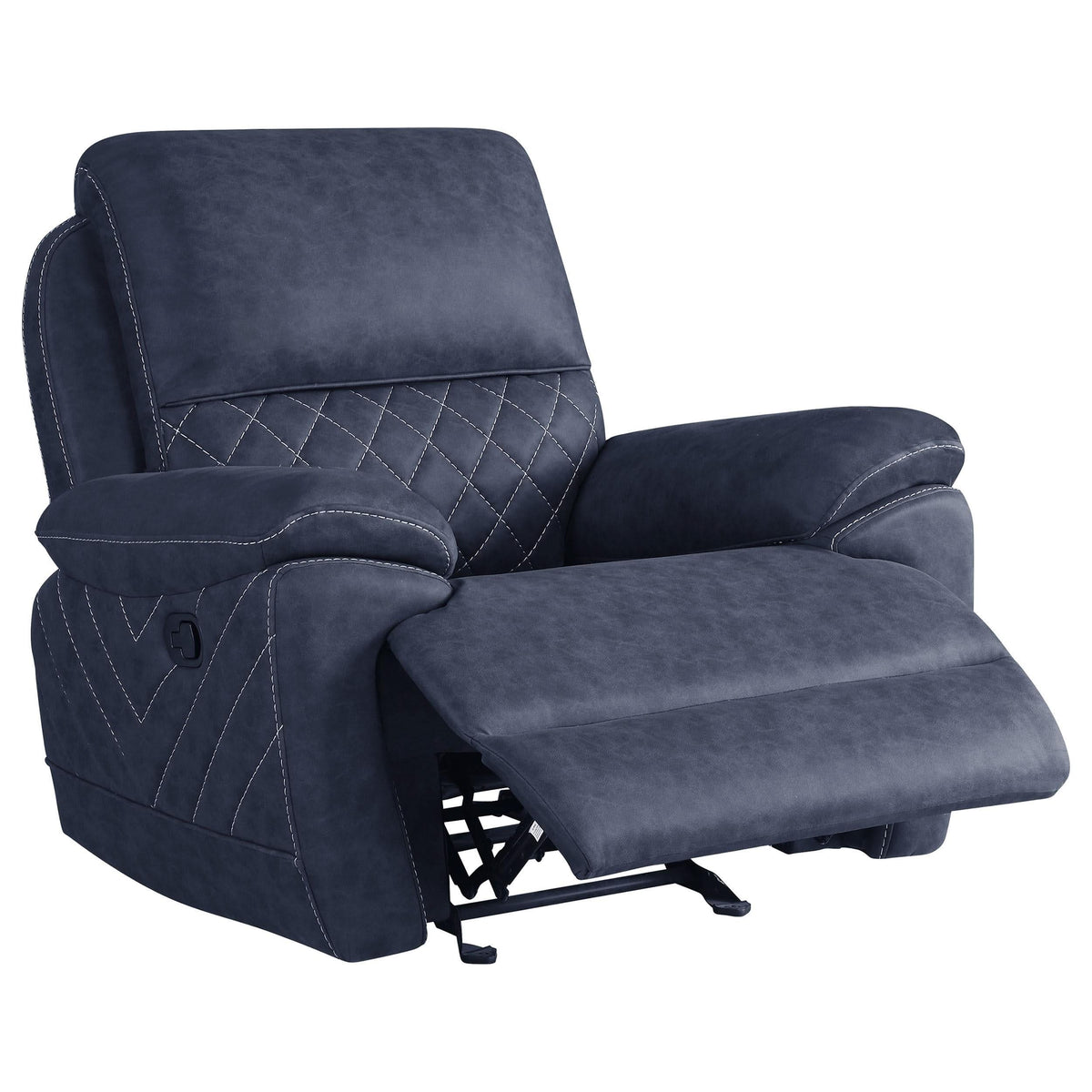 Sillón reclinable Variel Glider Azul
