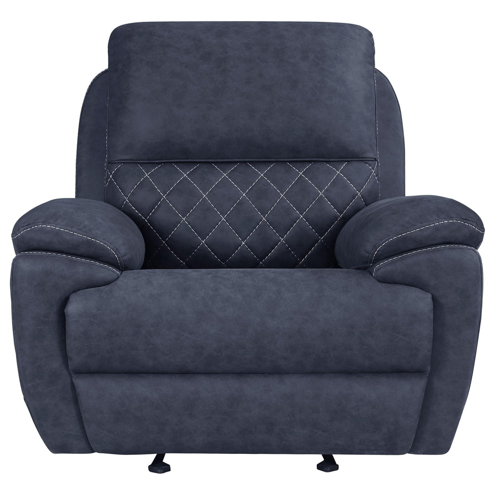 Sillón reclinable Variel Glider Azul