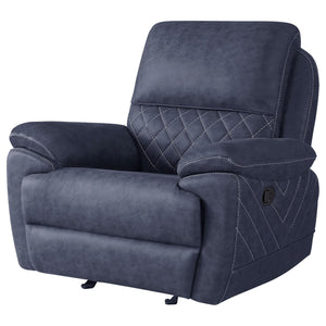 Sillón reclinable Variel Glider Azul