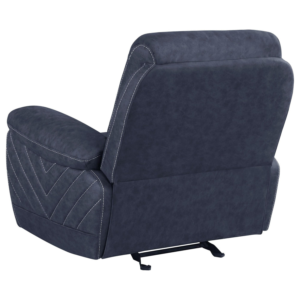 Sillón reclinable Variel Glider Azul
