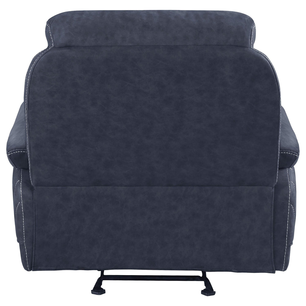 Sillón reclinable Variel Glider Azul