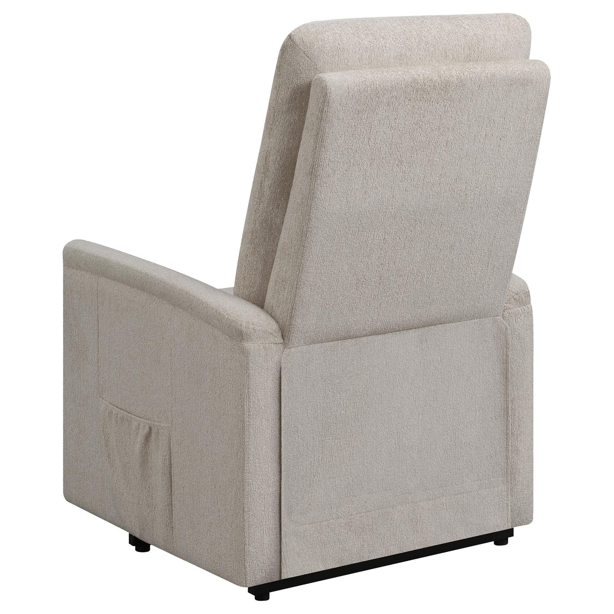 Sillón de masaje eléctrico tapizado Henrietta beige