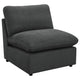 Silla modular sin brazos Collins gris oscuro