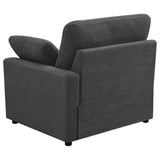 Sillón reclinable eléctrico modular Collins RAF gris oscuro