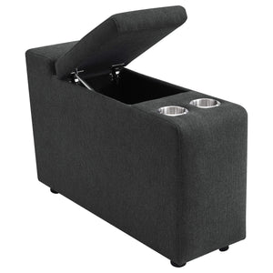 Sillón reclinable eléctrico Collins de 5 piezas para cine en casa, color gris oscuro